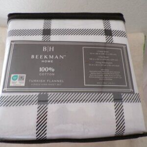New Beekman King Sized Sheets 100% Turkish Cotton BARGAIN